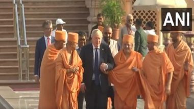 Boris Johnson: অক্ষরধাম মন্দিরে ব্রিটিশ প্রধানমন্ত্রী বরিস জনসন