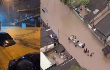 Brazil Rains: এক নাগাড়ে বৃষ্টিতে ভাসছে ব্রাজিল, মৃত্যু ১৬ জনের, জলের স্রোতে নিখোঁজ ১০