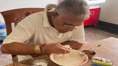 Dilip Ghosh: 'দামি জুস' নয়, শরীর ঠিক রাখতে পান্তা ভাতেই ভরসা দিলীপ ঘোষের