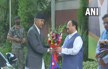 Sher Bahadur Deuba At BJP Headquarter: দিল্লিতে বিজেপির সদর দফতরে নেপালের প্রধানমন্ত্রী শের বাহাদুর দেউবা