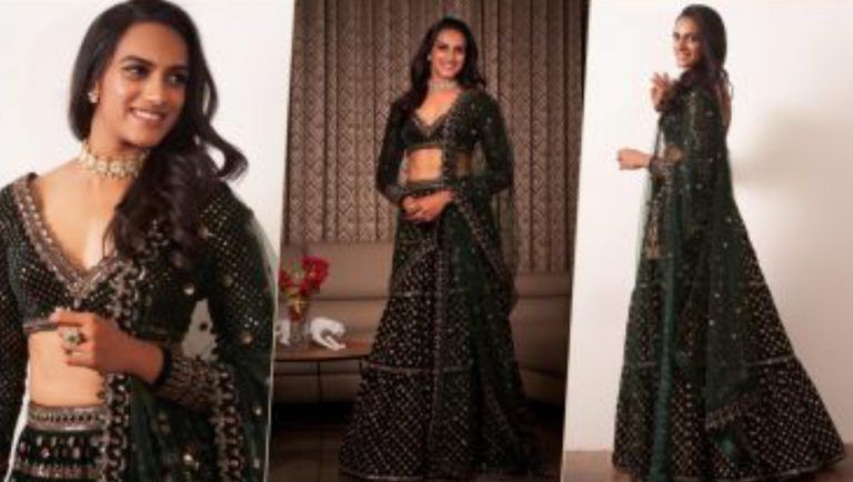 PV Sindhu Stuns In Embellished Lehenga Choli: জমকালো ল্যাহেঙ্গা চোলিতে এলিগ্যান্ট পিভি সিন্ধু, ক্যাপশনে কী লিখলেন ব্যাডমিন্টন কন্যা?