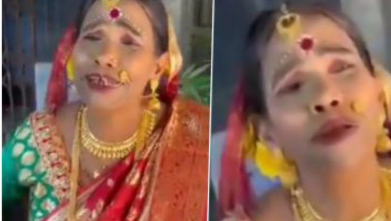 Viral: নববর্ষে কাঁচা বাদাম গান গেয়ে তুমুল ভাইরাল কনে রাণু মণ্ডল (দেখুন ভিডিও)