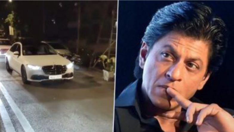 Shah Rukh Khan: পর্দায় ঢাকা গাড়িতে চড়ে করণ জোহরের পার্টিতে শাহরুখ, ব্যাপারটা কী?