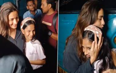 Alia Bhatt Hugging Her Little Fans: খুদে অনুরাগীকে জড়িয়ে ধরে পোজ দিচ্ছেন আলিয়া ভাট, ভাইরাল ভিডিও