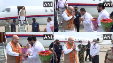 Amit Shah Arrives At Kolkata Airport: ২ দিনের রাজ্য সফরে কলকাতায় পৌঁছলেন অমিত শাহ (দেখুন ছবি)