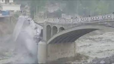 Pakistan Bridge Swept Away: হড়পা বানে পাকিস্তানে ভেসে গেল সেতু, দেখুন ভাইরাল ভিডিও