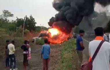 Karnataka Bus Accident: পণ্যবাহী ট্রাকের সঙ্গে সংঘর্ষের পর বাসে আগুন, মৃত্যু ৭ জনের