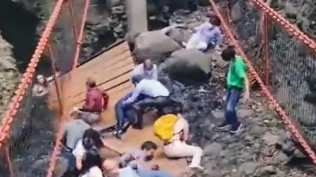 Mexico Bridge Collapse: উদ্বোধনের খানিক পরেই ভেঙে পড়ল সেতু, দেখুন ভাইরাল ভিডিও