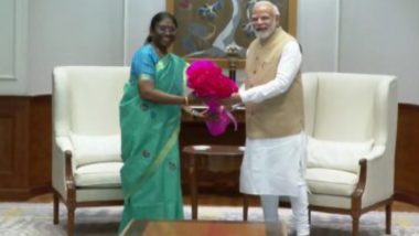PM Modi Meets NDA Presidential Candidate Droupadi Murmu: এনডিএ-র প্রেসিডন্ট পদ প্রার্থী দ্রৌপদী মুর্মুর সঙ্গে দেখা করলেন প্রধানমন্ত্রী, দেখুন ভিডিও