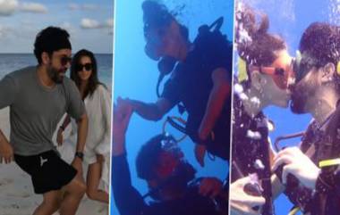 Shibani Dandekar And Farhan Akhtar Enjoy Scuba Diving: মালদ্বীপে স্কুভা ডাইভিং করছেন ফারহান-শিবানী, দেখুন ভিডিও