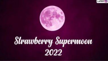 Strawberry Supermoon 2022 in India Live Streaming Online: আজ পূর্ণিমা, স্ট্রবেরি সুপার মুনের লাইভ টেলিকাস্ট দেখতে চোখ রাখুন এখানে