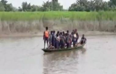 Bihar: ভাগলপুরে গঙ্গার ভাঙনে বড় ধসে, জলের গ্রাসে ঘরবাড়ি (দেখুন ভিডিও)