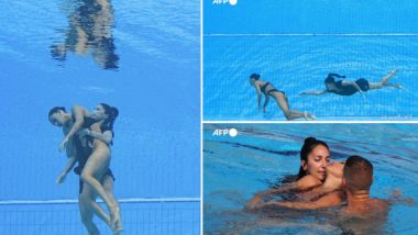 Budapest 2022 World Aquatics Championship: ওয়ার্ল্ড অ্যাকোয়াটিক্স চ্যাম্পিয়নশিপের ফাইনাল রাউন্ডে পুলেই অচৈতন্য মার্কিন সাঁতারু অনিতা আলভারেজ, দেখুন ছবি