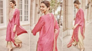Deepika Padukone Nails Ethnic Look in Pink Suit: মার্কিন মুলুকের প্রবাসী সম্মেলনে আলো ছড়ালেন গোলাপীরঙা দীপিকা পাদুকোন, দেখুন ছবি