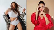 Huma Qureshi in White Cutout Bodysuit Paired With Chequered Jacket