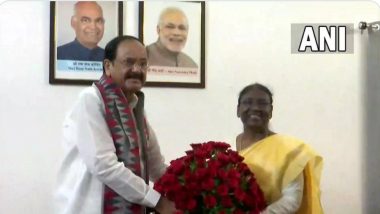 M Venkaiah Naidu Meets President-Elect Droupadi Murmu: নির্বাচিত রাষ্ট্রপতি দ্রৌপদী মুর্মুর সঙ্গে দেখা করলেন এম বেঙ্কাইয়া নায়ডু
