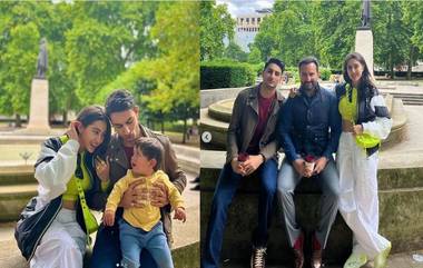 Sara Ali Khan: লন্ডনে ছুটির অবসরে ভাই আর বাবার সাথে একসাথে ছবি সারার, পতৌদি বংশের কথাও মনে করালেন ছবিতে