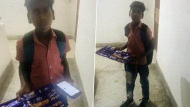 7-Year-Old Boy Turns Zomato Delivery Employee: বাবা হাসপাতালে, পেট চালাতে জোম্যাটোর ডেলিভারি বয় ৭ বছরের বালক (দেখুন ভিডিও)