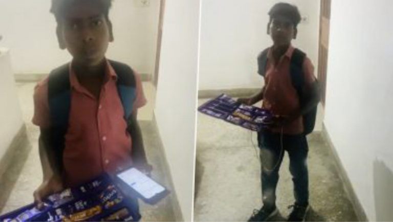 7-Year-Old Boy Turns Zomato Delivery Employee: বাবা হাসপাতালে, পেট চালাতে জোম্যাটোর ডেলিভারি বয় ৭ বছরের বালক (দেখুন ভিডিও)