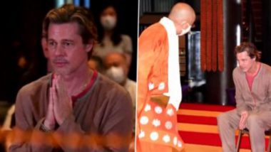 Brad Pitt Attends A Buddhist Ritual Ceremony: ‘বুলেট ট্রেন’ ছবির সাফল্য কামনায় বৌদ্ধ মন্দিরে প্রার্থনারত ব্র্যাড পিট, দেখুন ছবি
