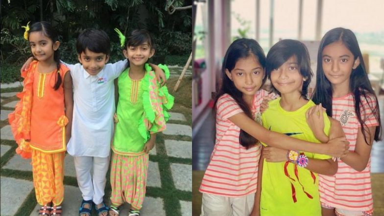 Raksha Bandhan 2022: দুই বোনের মিলিত রাখিতে সেজে উঠল একমাত্র ভাইয়ের হাত, যমজ সন্তানদের ছবি শেয়ার করলেন পরিচালক ফারহা খান