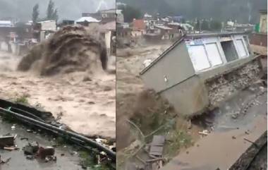 Pakistan Flood: ভাঙছে সেতু, বাড়িঘর, পাকিস্তানে ভয়াবহ বন্যা পরিস্থিতি, ভিডিয়ো শিউরে উঠবেন