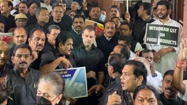 Rahul Gandhi Wearing Black Shirt: মূল্যবৃদ্ধি ও বেকারত্বের প্রতিবাদ, কালো জামা পরে সংসদে রাহুল গান্ধি, দেখুন ভিডিও