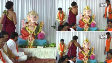 Ganesh Chaturthi 2022: কর্ণাটক হাইকোর্টের নির্দেশ মেনে ঈদগাহে চলছে গণেশপুজো, দেখুন ছবি