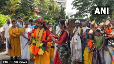 krishna Janmashtami 2022: গোপালের জন্মদিনে নাচে গানে কেরালার কান্নুরের কৃষ্ণভক্তরা, পথ নাটকে কৃষ্ণ স্মরণ (দেখুন ভিডিও)