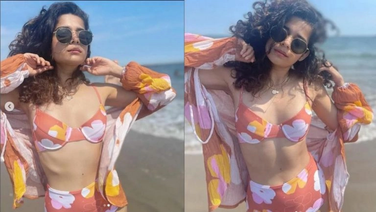 Mithila Palkar: সমুদ্রসৈকতে ফ্লোরাল বিকিনিতে ধরা দিলেন মিথিলা, রোদচশমায় ছবি শেয়ার অভিনেত্রীর