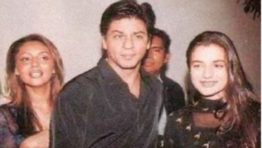 Shah Rukh Khan: গৌরীকে ফেলে আমিশার সঙ্গে এগোচ্ছেন শাহরুখ, ভাইরাল ছবি