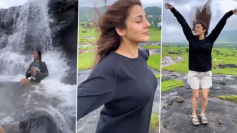 Shehnaaz Gill Enjoys Nature: জলপ্রপাতকে অঙ্গে ধারণ করে হাওয়ায় যেন ভেসে যেতে চাইছেন শেহনাজ গিল, দেখুন ভিডিও