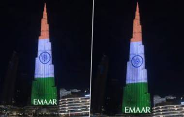 Tiranga On Burj Khalifa: ভারতের স্বাধীনতা দিবস উদযাপনে তেরঙ্গা আলোয় রেঙেছে বুর্জ খলিফা, দেখুন ভিডিও