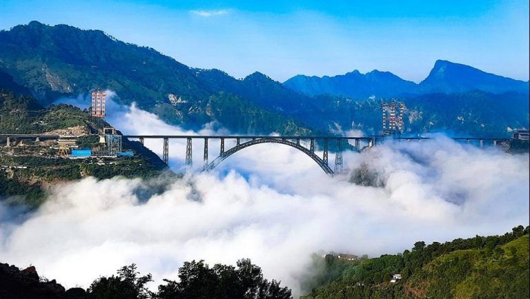 Chenab Bridge: চেনাব সেতুর আশ্চর্য ছবি, শেয়ার হতেই ভাইরাল