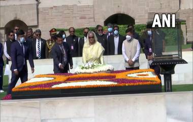 Sheikh Hasina In India: রাজঘাটে মহাত্মা গান্ধীকে শ্রদ্ধা জানালেন বাংলাদেশের প্রধানমন্ত্রী শেখ হাসিনা