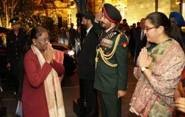 Queen Elizabeth II Funeral: রানি দ্বিতীয় এলিজাবেথের অন্ত্যেষ্টিক্রিয়ায় যোগ দিতে লন্ডনে পৌঁছলেন রাষ্ট্রপতি দ্রৌপদী মুর্মু