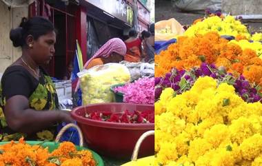 Onam festival: ওনামের আগে নানা রঙের নানা আকারের ফুলে ভরে উঠল কোচির ফুল বাজার,দেখুন সেই ছবি