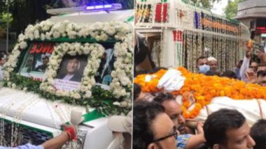Raju Srivastava Funeral Update: দিল্লির নিগমবোধ শ্মশানে হবে শেষকৃত্য, রাজধানীতে আনা হচ্ছে রাজু শ্রীবাস্তবের মরদেহ (দেখুন ভিডিও)