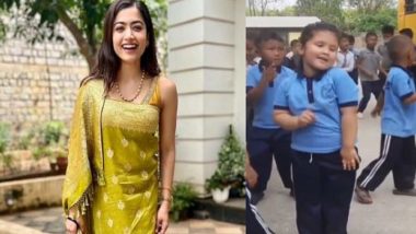 Viral Video: 'পুষ্পার' গানে ভাইরাল খুদের নাচ, ছোট্ট পড়ুয়ার সঙ্গে দেখা করতে চাইলেন রশ্মিকা, দেখুন