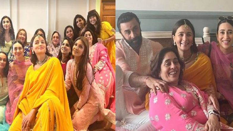 Alia Bhatt's Baby Shower: আলিয়ার সাধের অনুষ্ঠান, খুশিতে উচ্ছ্বল নীতু, করিশ্মারা, দেখুন