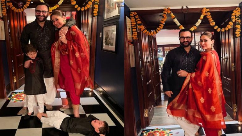 Diwali 2022: দীপাবলিতে সইফের পাশে দাঁড়াতেই করিনার পায়ের কাছে শুয়ে পড়ল জেহ, হেসে ফেলল তৈমুর