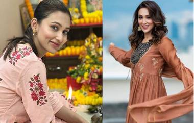 Mimi Chakraborty: মিমি যেন 'লক্ষ্মী' মেয়ে, হাজার কাজ সামলে পুজো করলেন নায়িকা, দেখুন