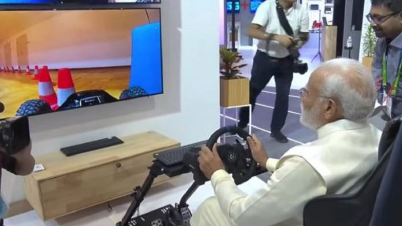 Watch Video: 5G হাতিয়ার, ভারতে বসে ইউরোপে গাড়ি চালালেন প্রধানমন্ত্রী মোদী, দেখুন