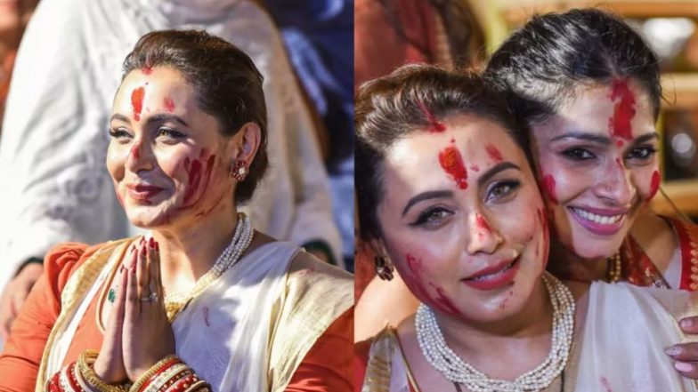 Bijaya Dashami Celebration: নর্থ বম্বে সর্বজনীনের পুজোয় চাঁদের হাট,  দশমীতে সিঁদুর খেলায় মাতলেন রানি তানিশা
