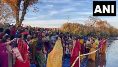 Chhath Puja 2022: বিদেশের মাটিতে ছট পুজোর আরাধনা, সূর্য দেবের অর্ঘ্য নিবেদনে আমেরিকাবাসী ভারতীয়রা (দেখুন ভিডিও)