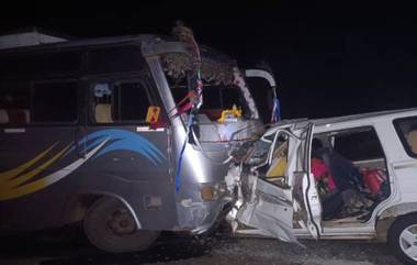 Madhya Pradesh Accident: মধ্যপ্রদেশে ভয়াবহ সড়ক দুর্ঘটনা, বাস-গাড়ির মুখোমুখি সংঘর্ষে হত ১১