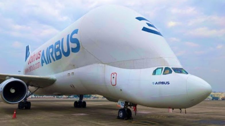 World's largest plane: কলকাতার আকাশে দৈত্যাকার বিমান! বিমান তো নয় যেন তিমি মাছ ! দেখুন ছবি