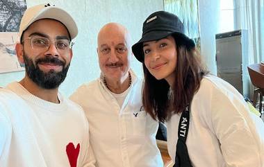 Anupam Kher: বিরাট-অনুষ্কার সঙ্গে একই ফ্রেমে অনুপম খের, ছবি শেয়ার করে জানালেন সাক্ষাতের শুভেচ্ছা