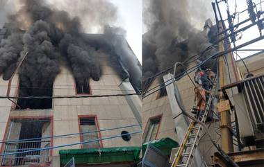 Delhi: নারেলা ইন্ড্রাস্টিয়াল এলাকায় জুতোর দোকানে বিধ্বংসী আগুন, ঘটনাস্থলে দমকলের ১০টি ইঞ্জিন