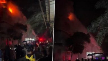 Gaza Fire Video: গাজার বহুতলে ভয়াবহ আগুন, ঝলসে মৃত্যু ২১ জনের
